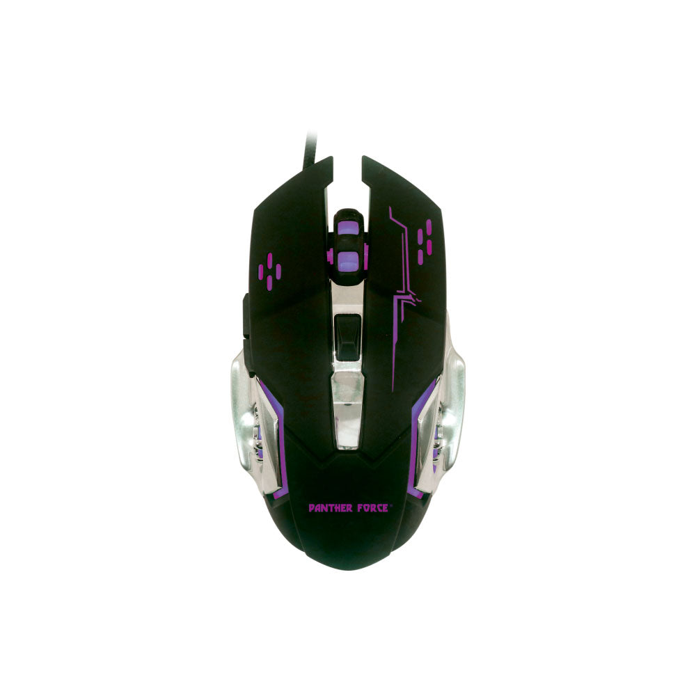 PF138 - Pantherforce Gaming Combo – RGB Mechanical Keyboard & Adjustable Mouse