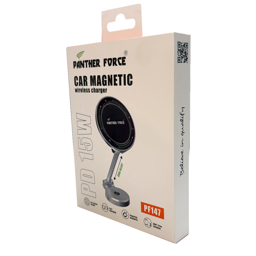 PF147 - Panther Force Magnetic McSafe Wireless Car Charger