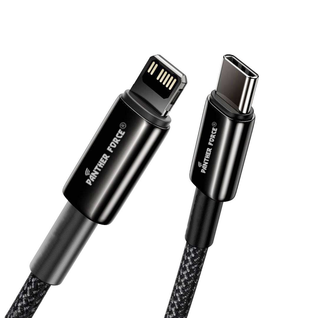 PF174 - Panther Force PD 20W Type-C to iPhone 2M Cable