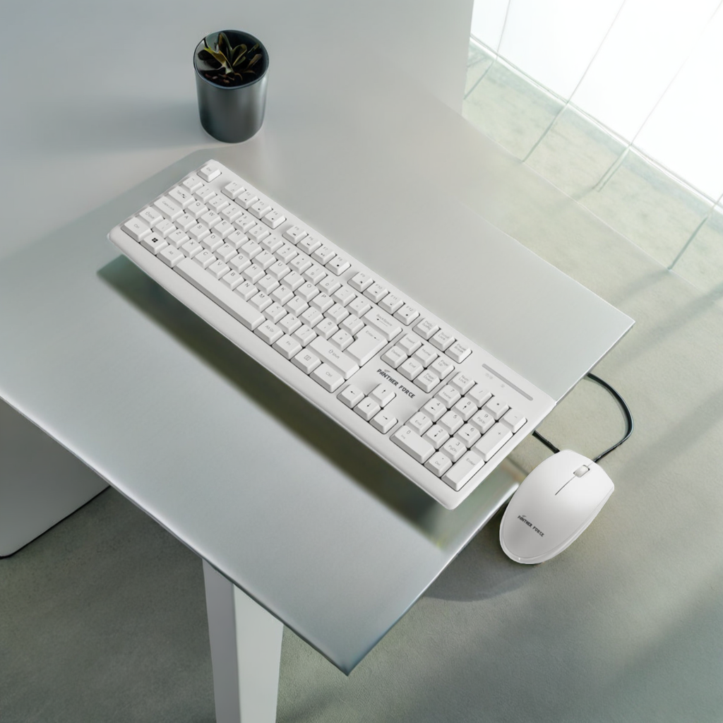 PF292 - Panther Force Wireless Keyboard & Mouse - Ergonomic Adjustable DPI & Long battery