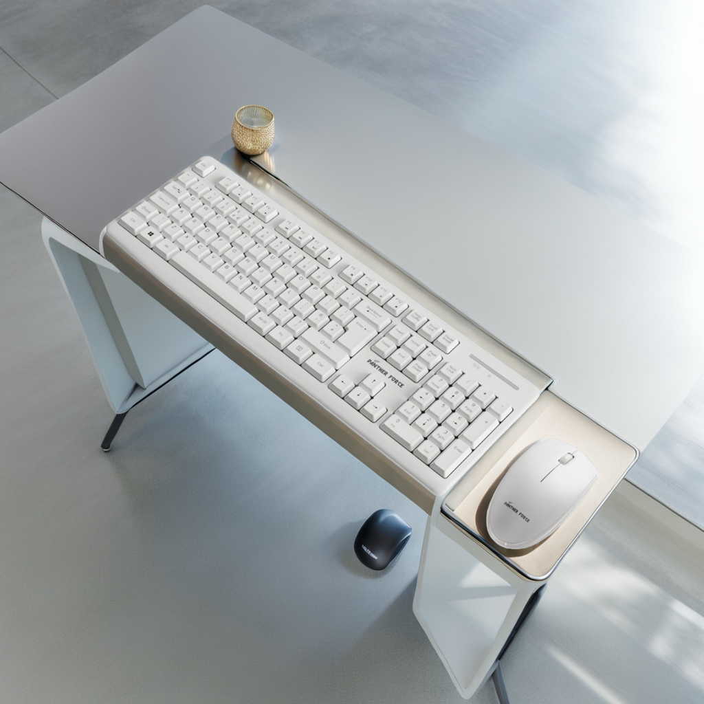 PF292 - Panther Force Wireless Keyboard & Mouse - Ergonomic Adjustable DPI & Long battery