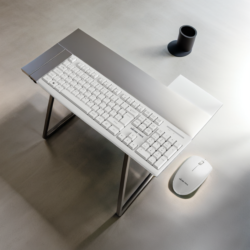 PF292 - Panther Force Wireless Keyboard & Mouse - Ergonomic Adjustable DPI & Long battery