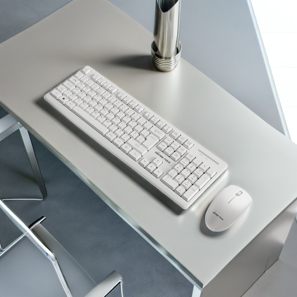 PF292 - Panther Force Wireless Keyboard & Mouse - Ergonomic Adjustable DPI & Long battery