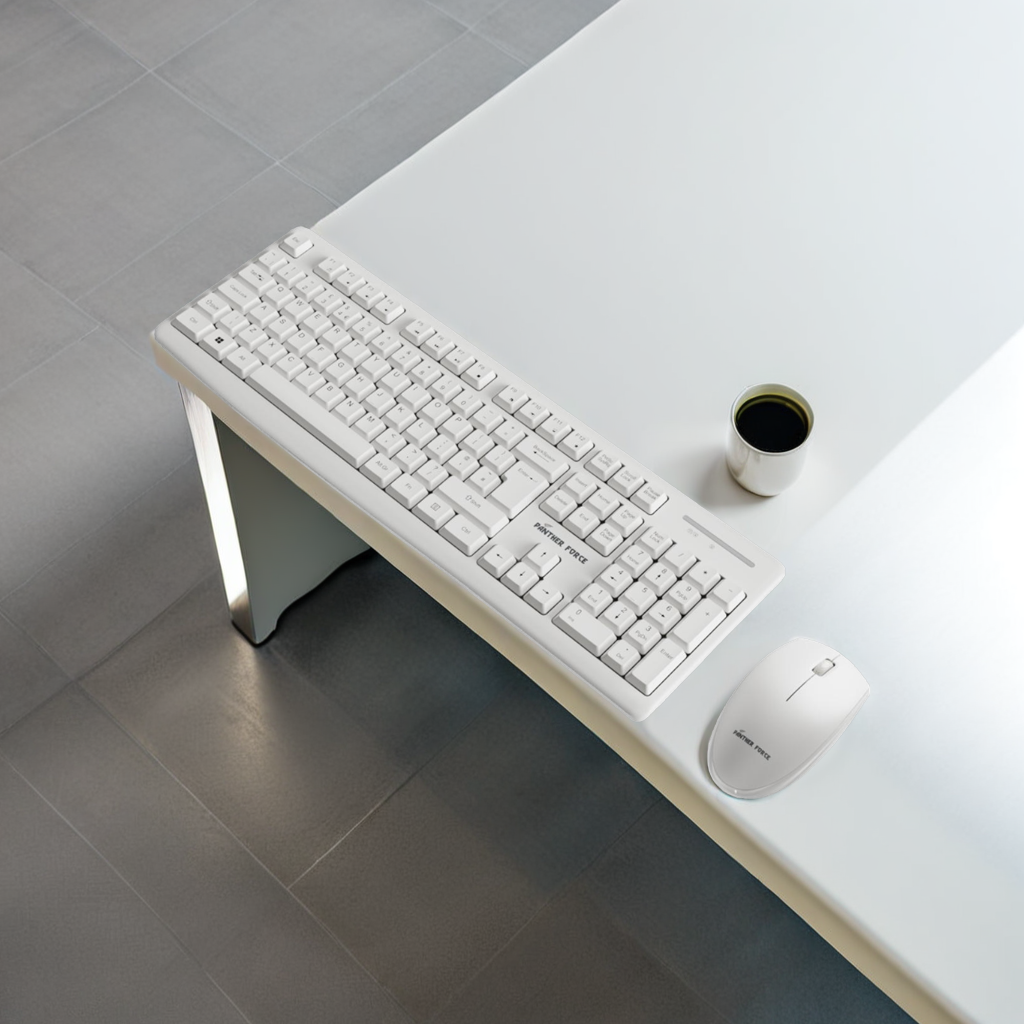 PF292 - Panther Force Wireless Keyboard & Mouse - Ergonomic Adjustable DPI & Long battery