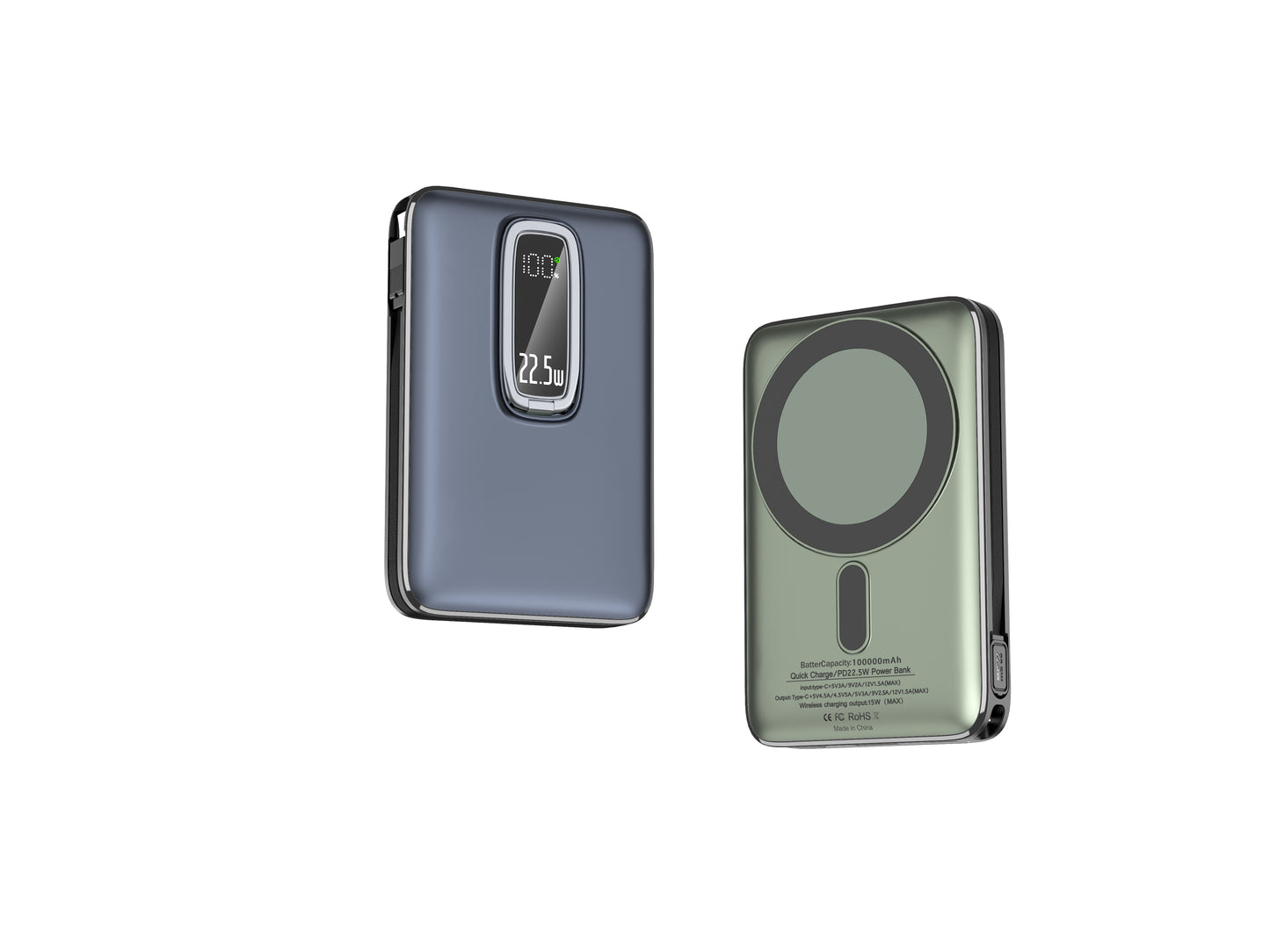 PF269 - PANTHERFORCE 10000 MAH MAGSAFE POWER BANK WITH CABLE