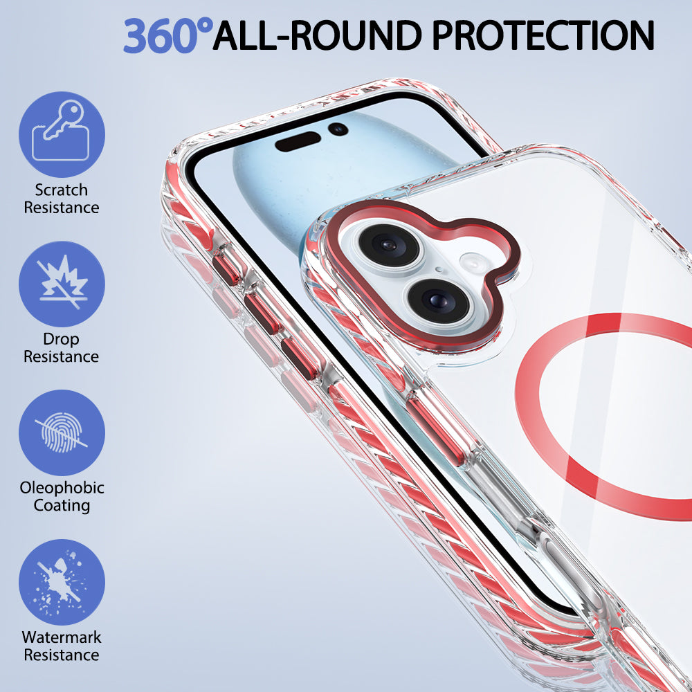 Luxury Bling Soft TPU Case for iPhone 16 – Compatible with MagSafe