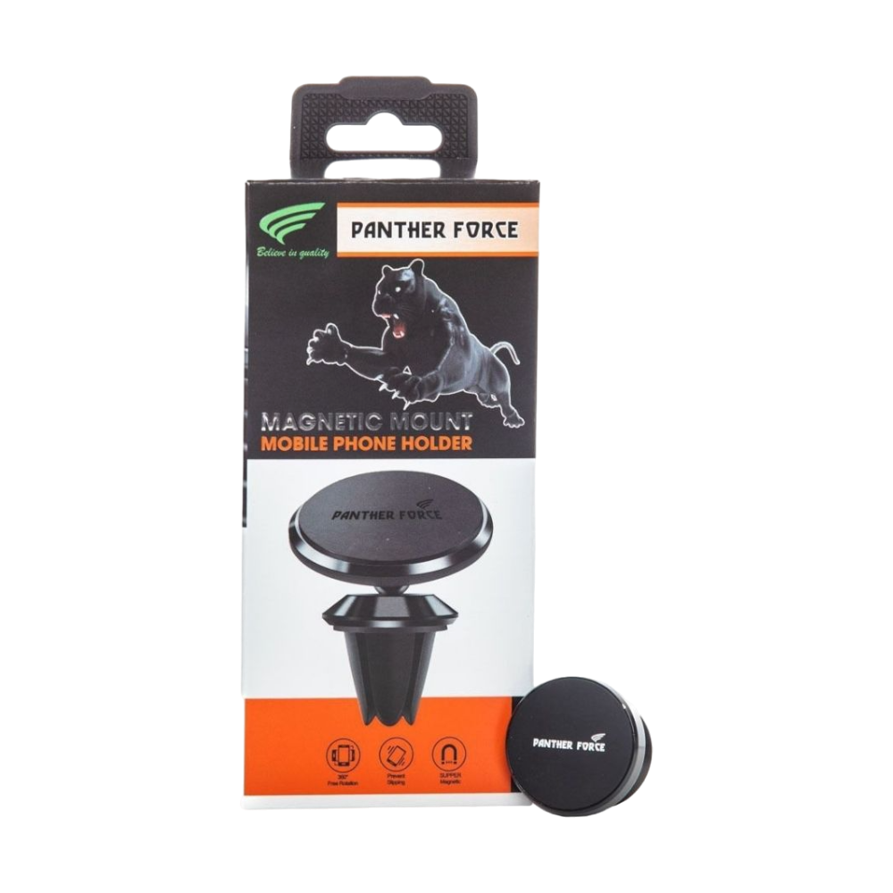 PF10 - Panther Force Round Magnetic Air Vent Holder With Secure Magnetic Grip