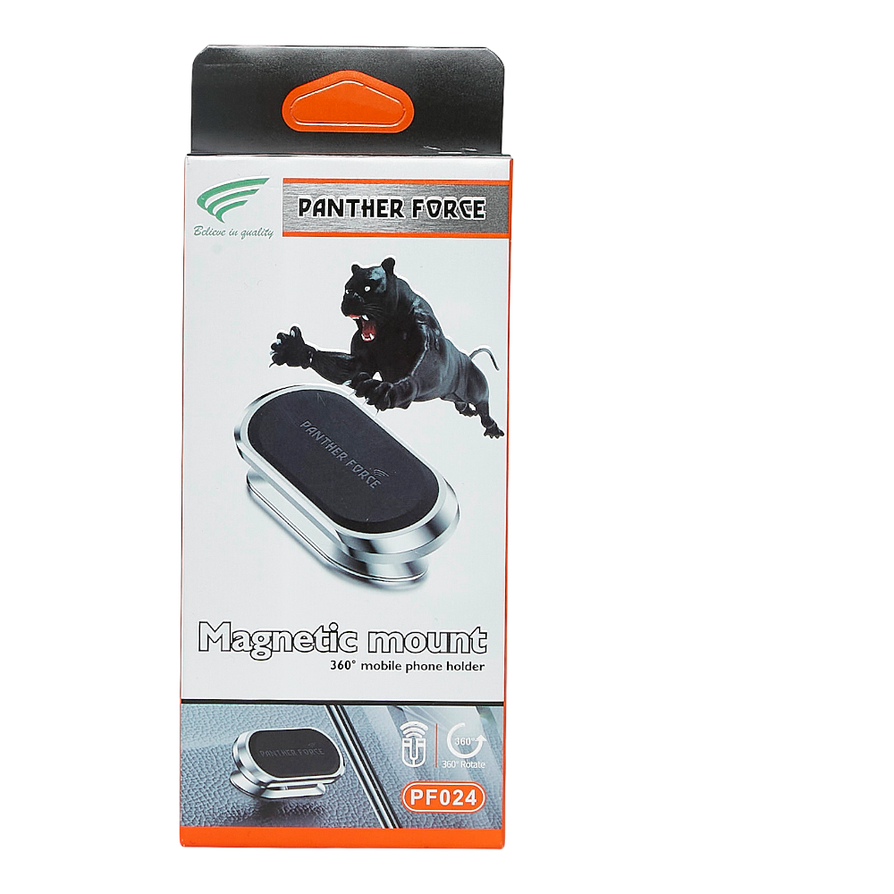 PF24 - Panther Force Magnetic Mount Holder - 360° Adjustable Car Phone Holder