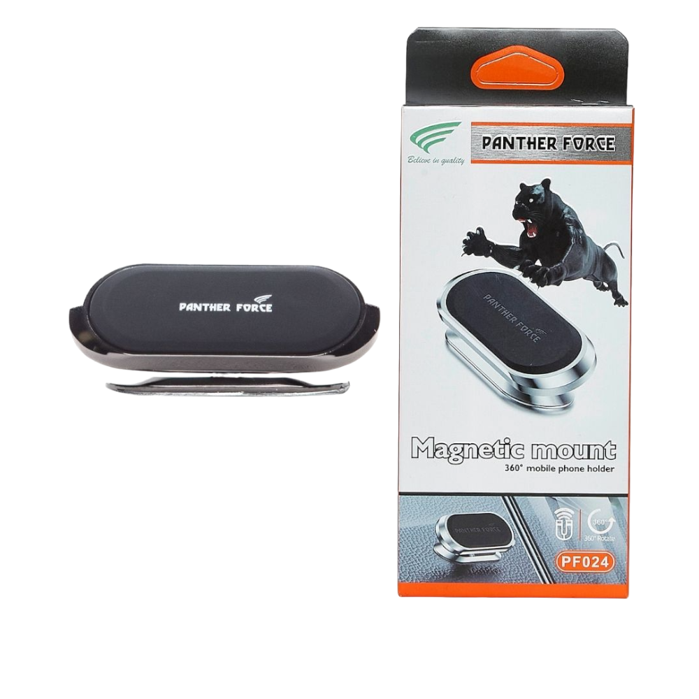 PF24 - Panther Force Magnetic Mount Holder - 360° Adjustable Car Phone Holder