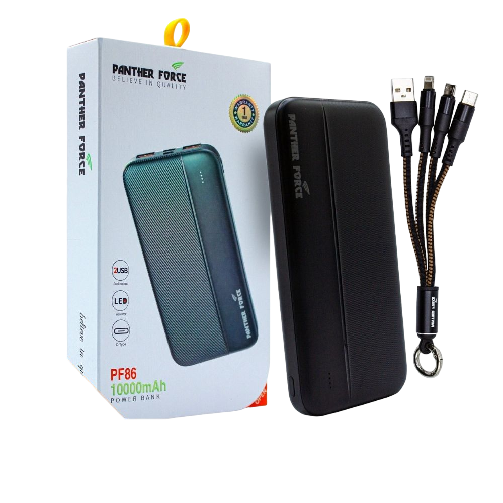 PF86 - Panther Force 10000 mAh Power Bank