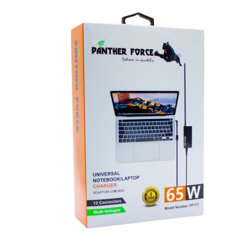 PF171 - Panther Force 2.4A White Dual USB Car Charger Fast & Safe Dual-Device Charging