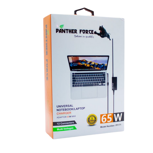 PF171 - Panther Force 2.4A White Dual USB Car Charger Fast & Safe Dual-Device Charging