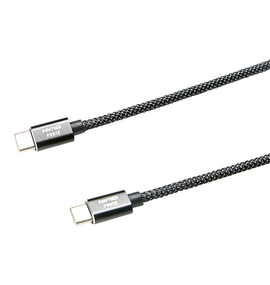 PF173 - Panther Force 65W USB-C Cable 2M Fast Charging & Data Transfer