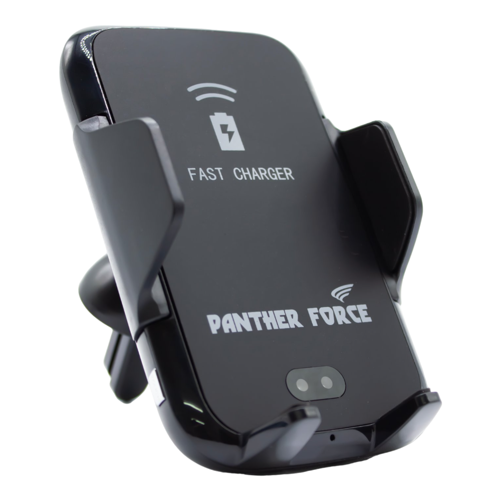 PF176 - Panther Force Wireless Car Holder | 15W Qi Fast Charging | Adjustable Fit