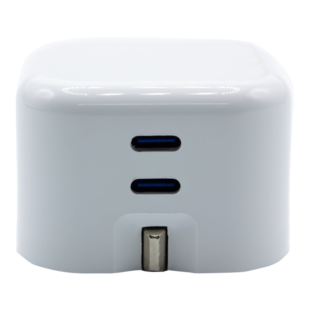PF199 - Panther Force 45W Folding Plug (2× USB-C Ports) – Fast Charging
