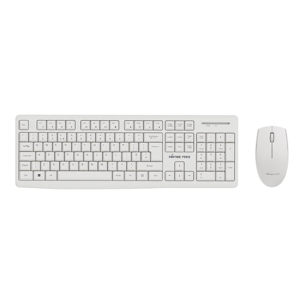 PF292 - Panther Force Wireless Keyboard & Mouse - Ergonomic Adjustable DPI & Long battery