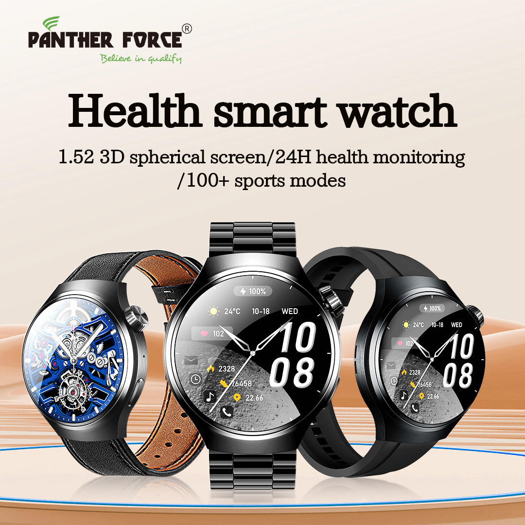 PF301 - Pantherforce 1.52" 3D Spherical Screen SmartWatch