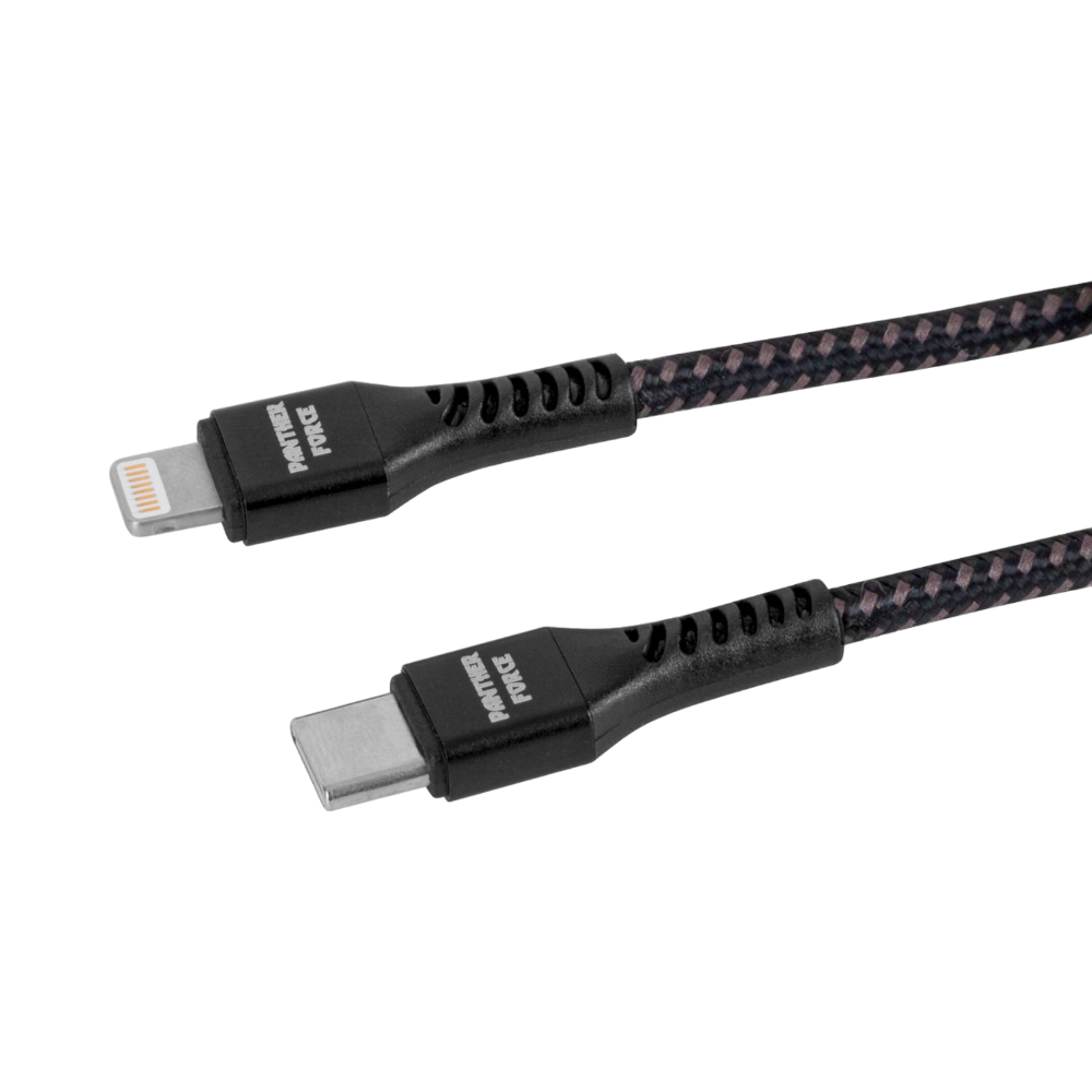 PF46- Panther Force 18W 1M Cable Type-C to iPhone - Seamless Connectivity