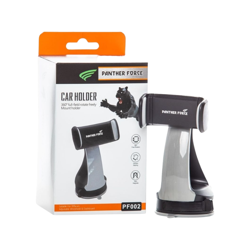 PF002 - Panther Force 360° Rotating Car Phone Holder | Universal Vent & Dashboard Mount