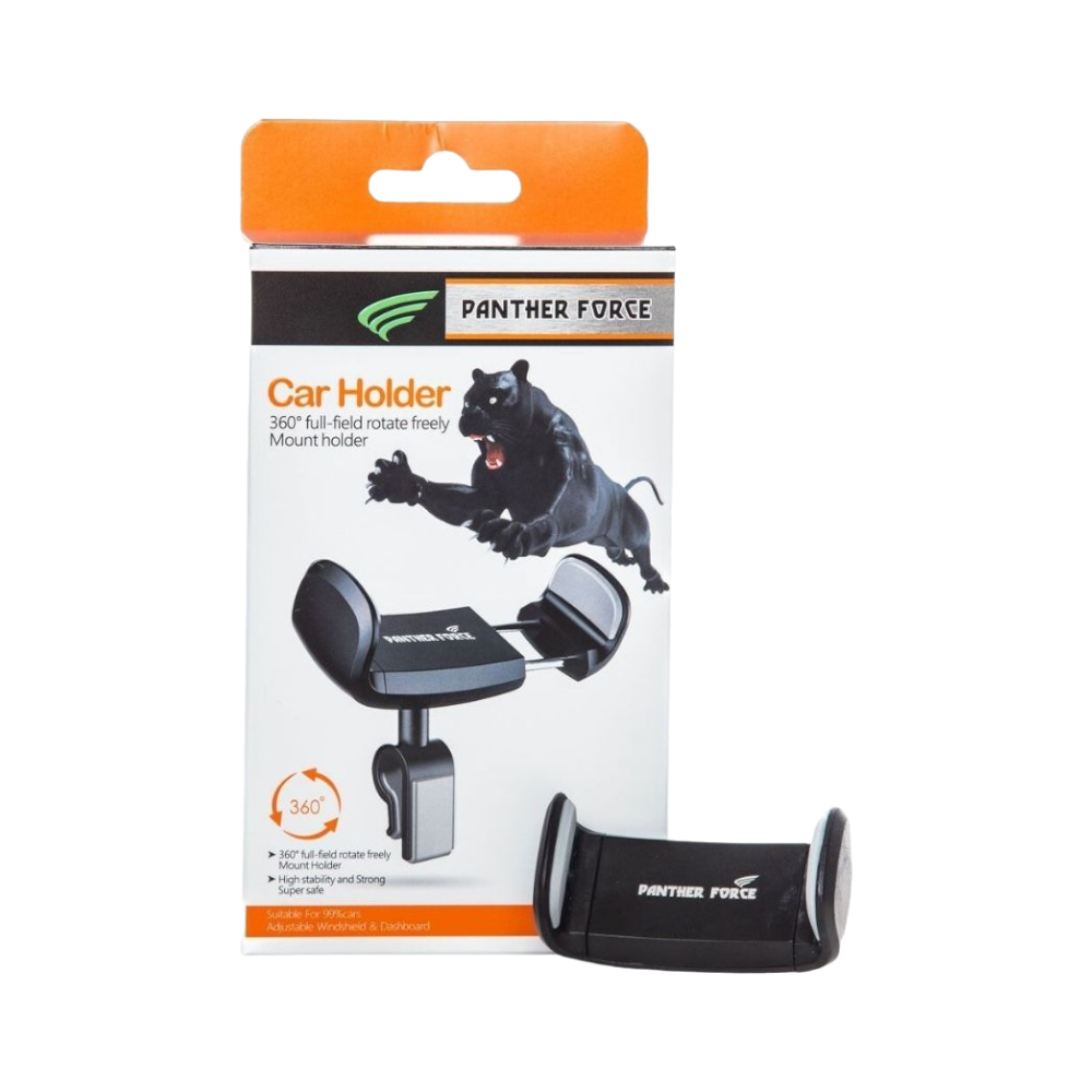 PF003 - Panther Force 360° Rotating Car Phone Holder | Universal Vent & Dashboard Mount