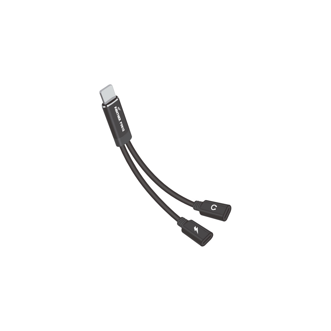 iPhone to 2 iPhone Jack charging cable