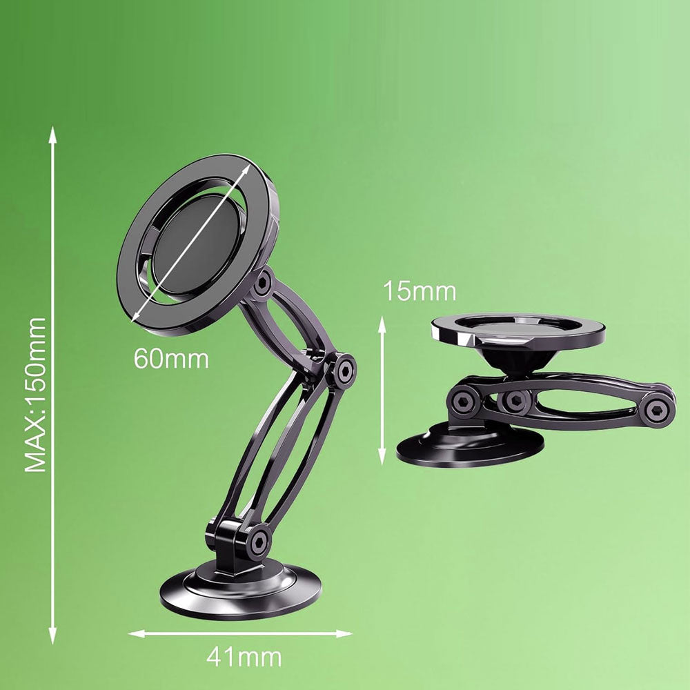 PF155 - Pantherforce Magnetic Mobile Holder for Car with Metal Ring