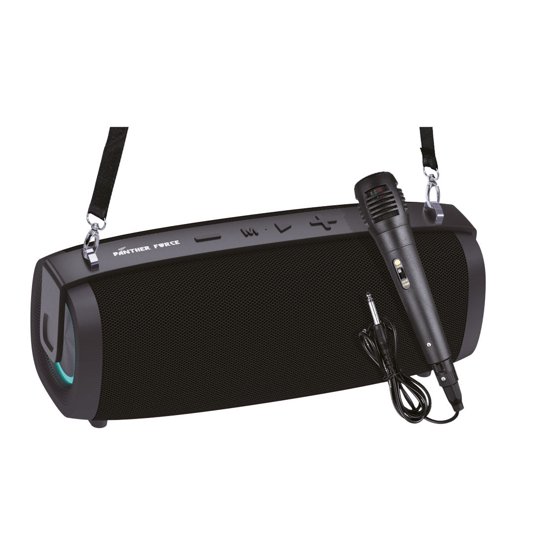 PF261 - Panther Force Medium Bluetooth Speaker with Arm Strap & Microphone