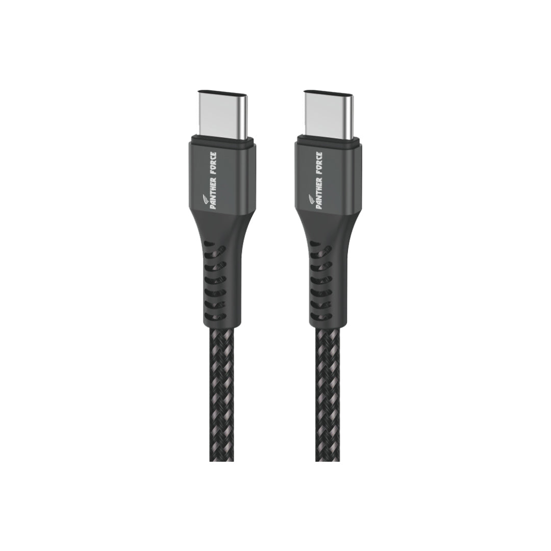 PF45 - Panther Force 65W 1M Cable Type-C to Type-C - High-Quality