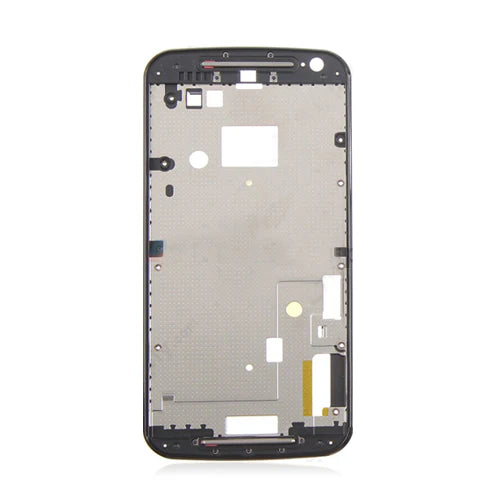 Lcd + Front Housing for Motorola Moto G2 Black Replacement