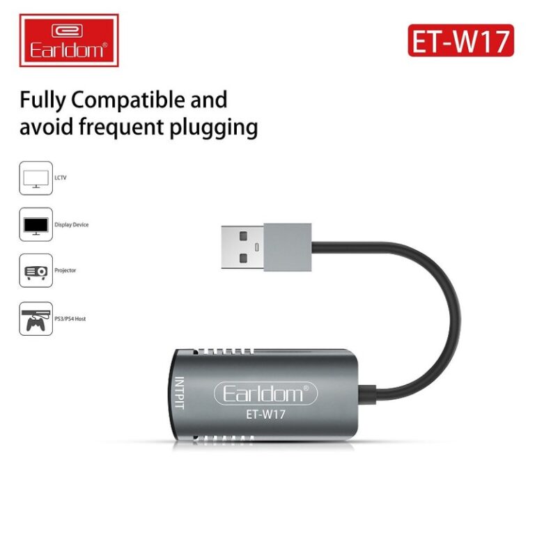 Earldom® 4K HDMI Video Capture Card USB 3.0- Silver