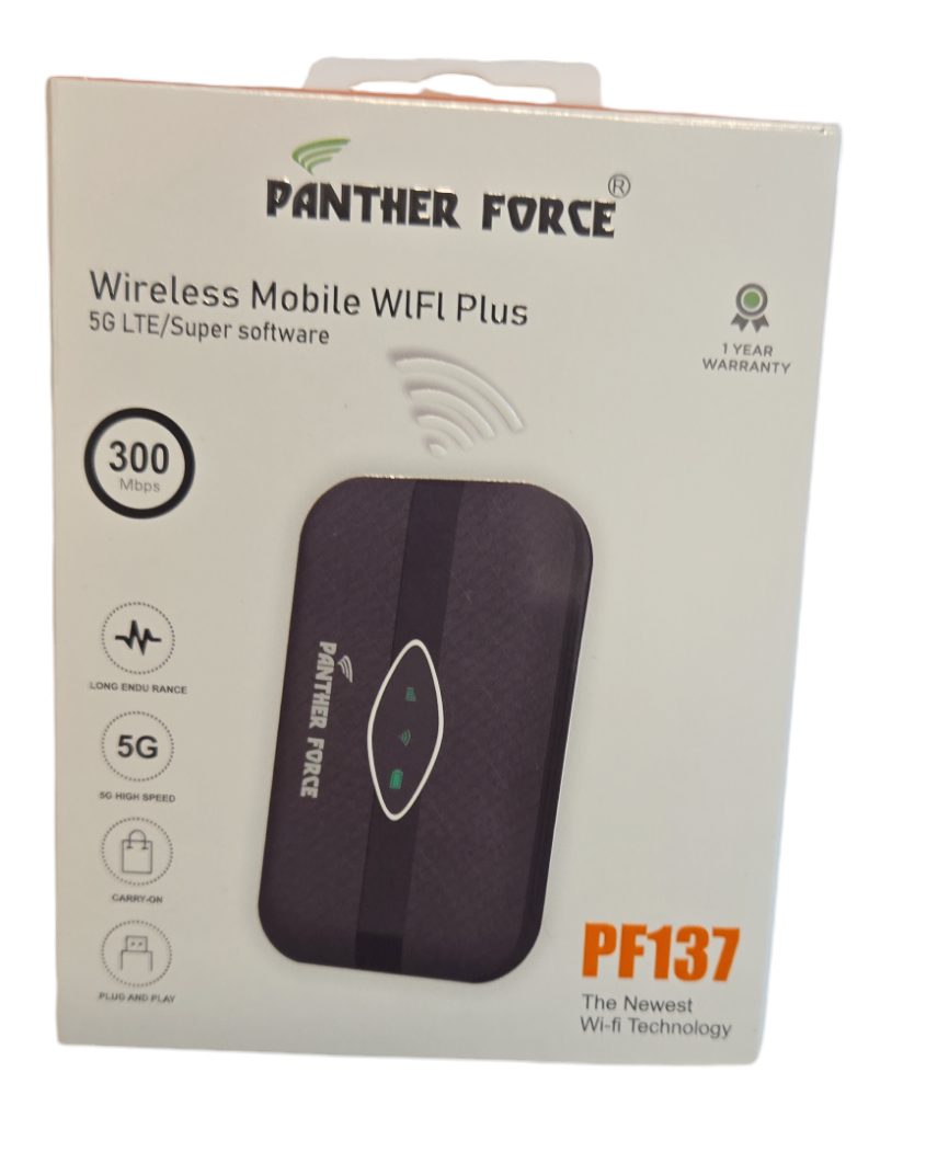 PANTHERFORCE Wireless 5G Portable WiFi - Model PF137