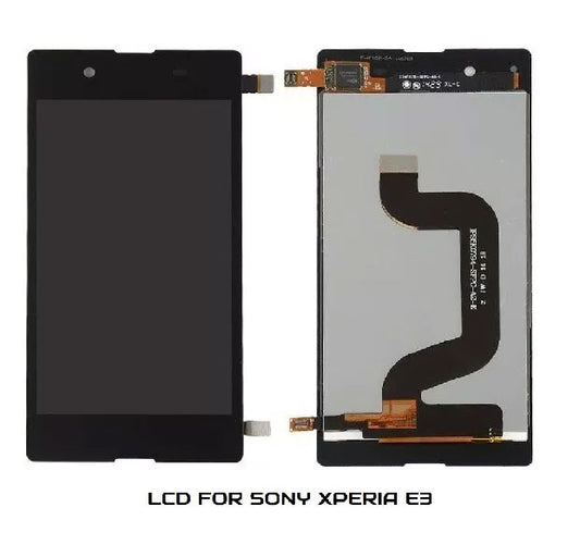 LCD Screen For Sony Xperia E3 Black Replacement Touch Digitizer Frame Assembly