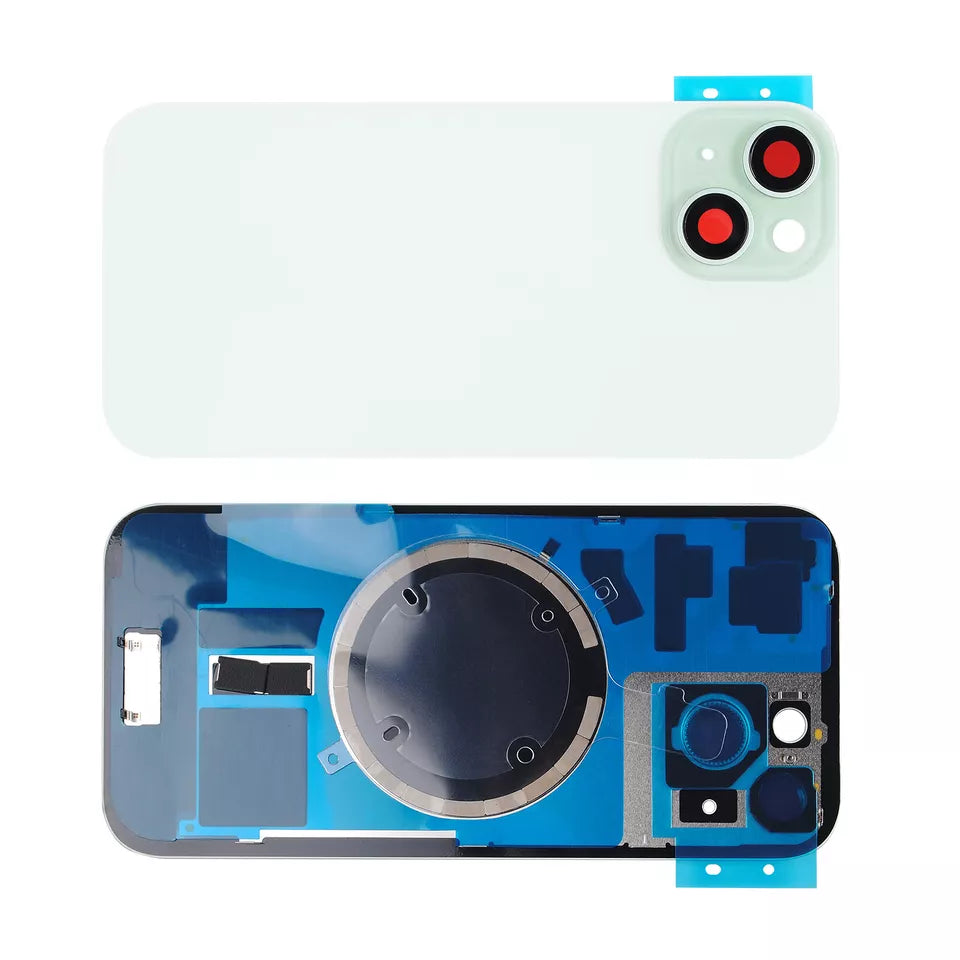 Back Glass replacement with Plate Magnet for iPhone 14 Plus