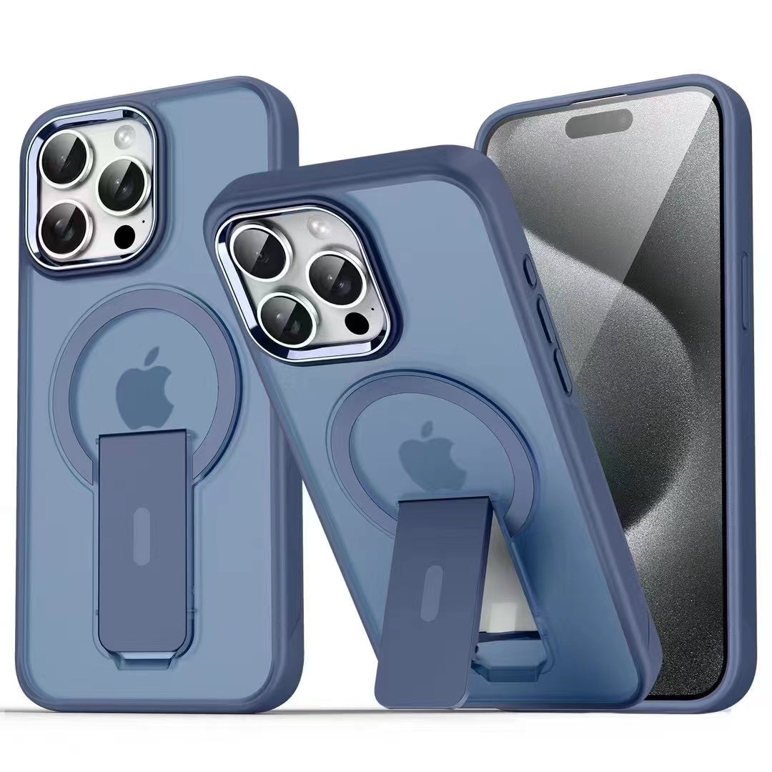 iPhone16 Shockproof For Magsafe Bracket Holder Case