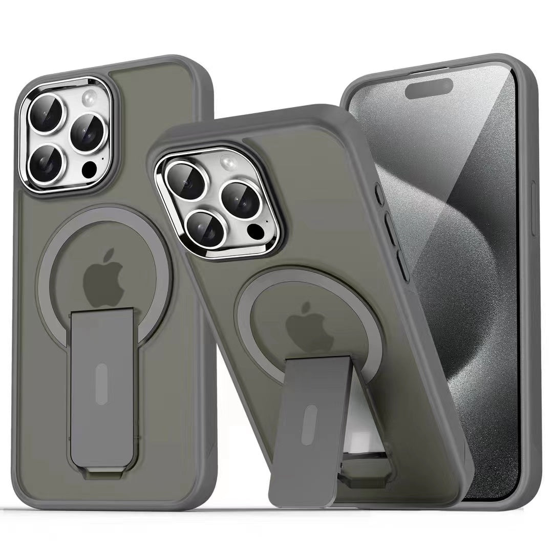 iPhone16 Shockproof For Magsafe Bracket Holder Case