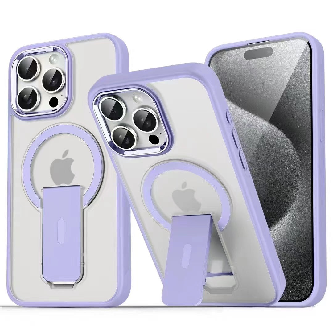 iPhone16 Shockproof For Magsafe Bracket Holder Case