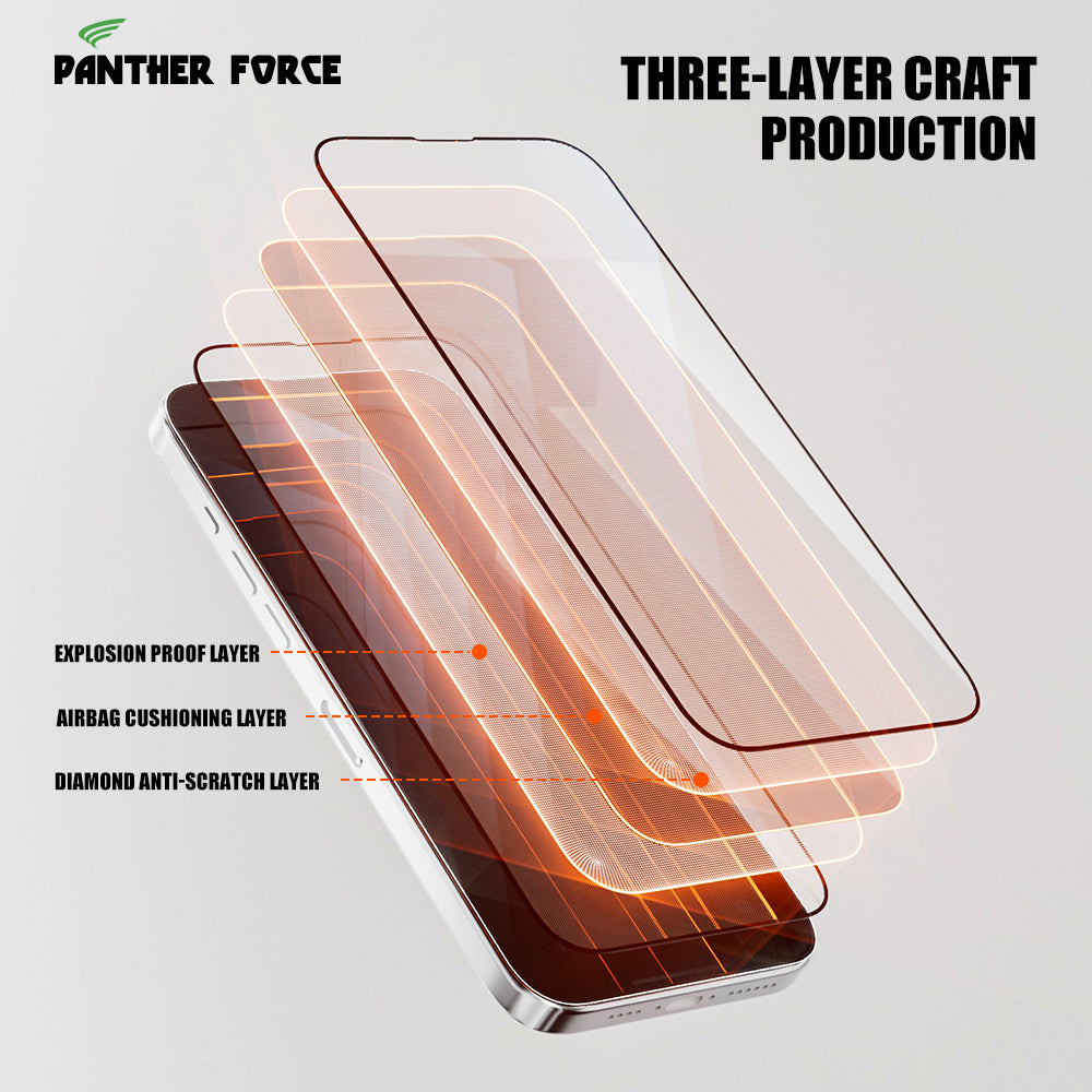 PANTHER FORCE ANTI-SHOCK SCREEN PROTECTOR WITH PRIVACY FOR iPHONE 16