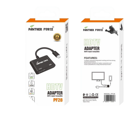 PF28- PANTHER FORCE HDTV ADAPTER HDTV+APPLE COMPATIBLE