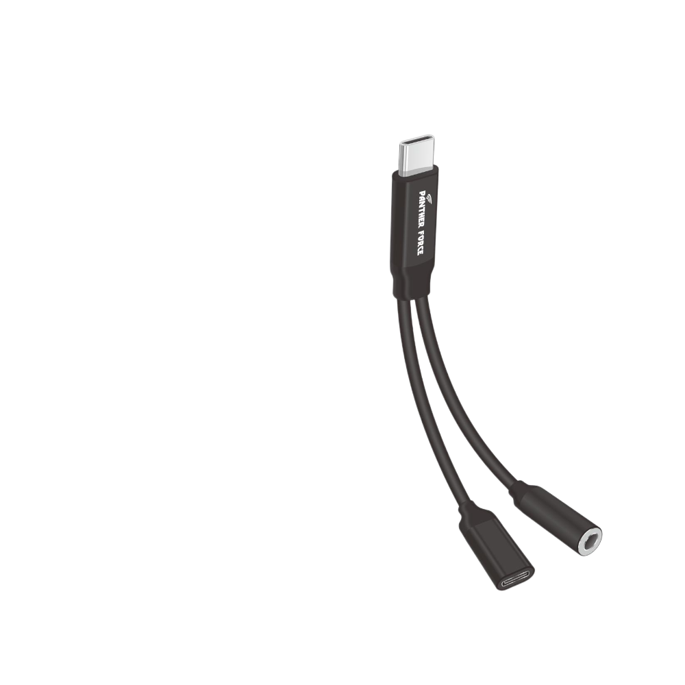 PF123- Panther Force 2 in 1 Adapter - Seamless Connectivity, Uninterrupted Power