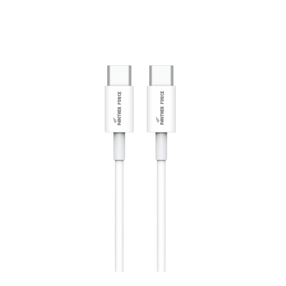 PF191- Panther Force C-C Cable Standard - Extended Length for Convenient Charging and Syncing of Your Phone