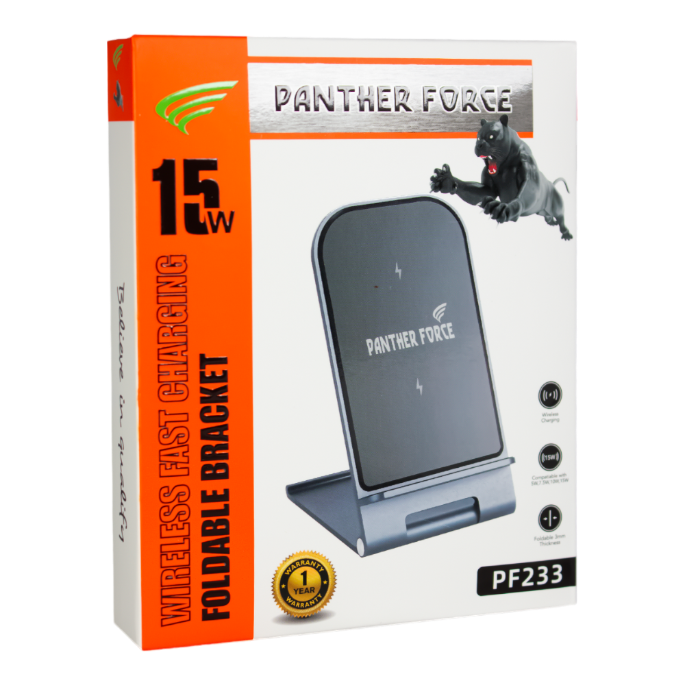 PF233- PANTHER FORCE WIRELESS FAST CHARGER FOLDABLE BRACKET