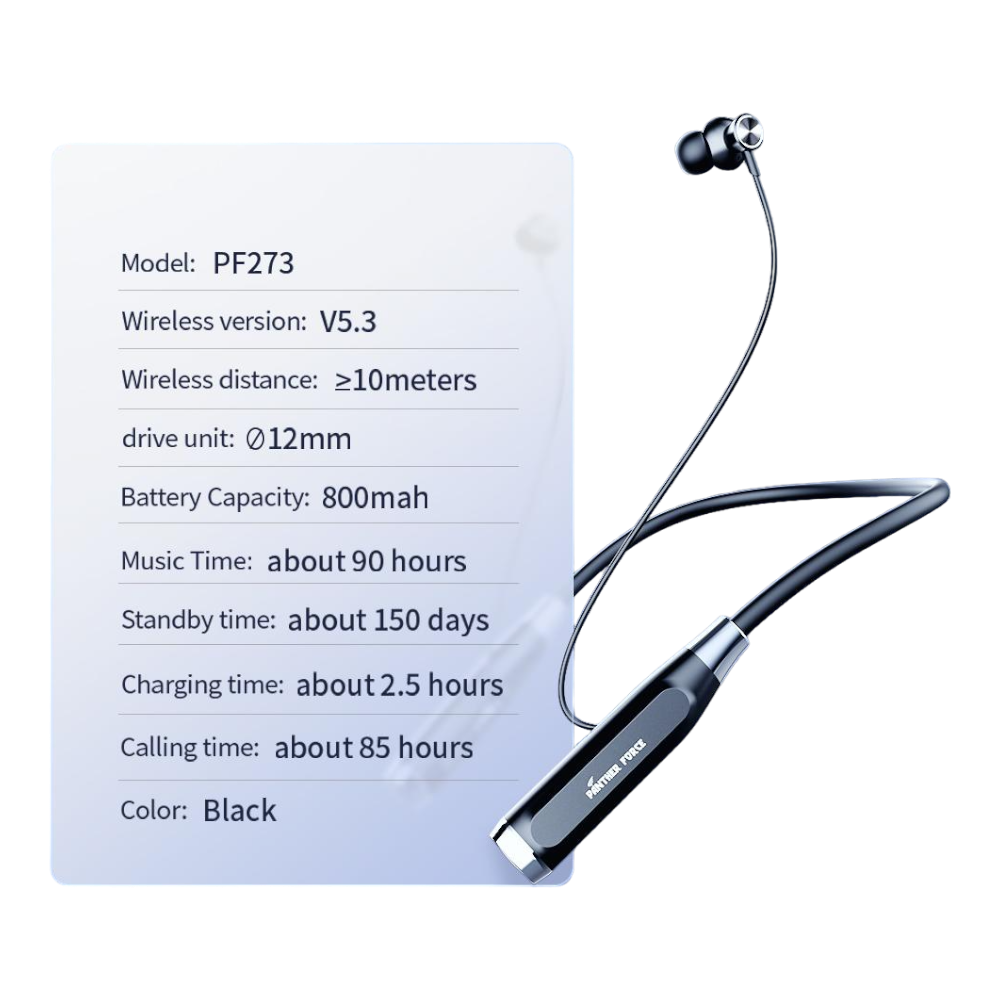 PANTHER FORCE MULTIFUNCTIONAL WIRELESS EARPHONES- PF273