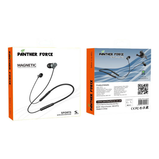 PANTHER FORCE MAGNETIC SPORTS WIRELESS EARPHONE- PF275