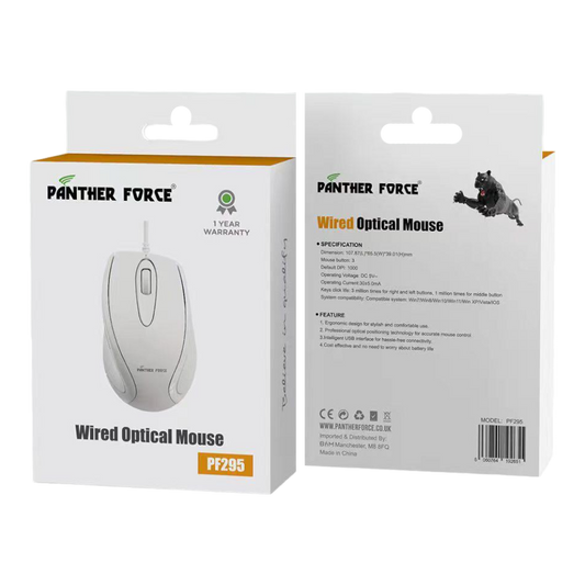 PANTHER FORCE WIRED OPTICAL MOUSE- PF295