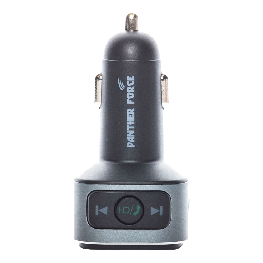 Panther Force 18W Wireless Fm Car Kit With Type-C Car Charger (Multi Light) - PF48