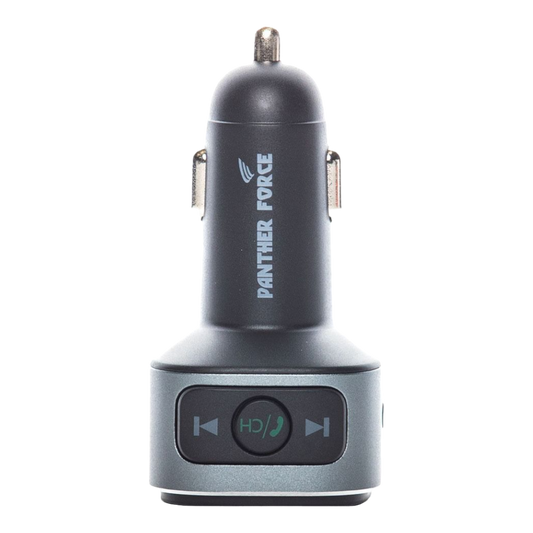 PF48 - Panther Force 18W Wireless FM Car Kit – Type-C Fast Charging