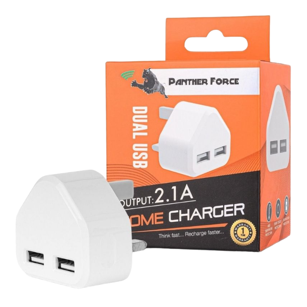 PF73- PANTHER FORCE 2.4AMP DUAL USB PLUG