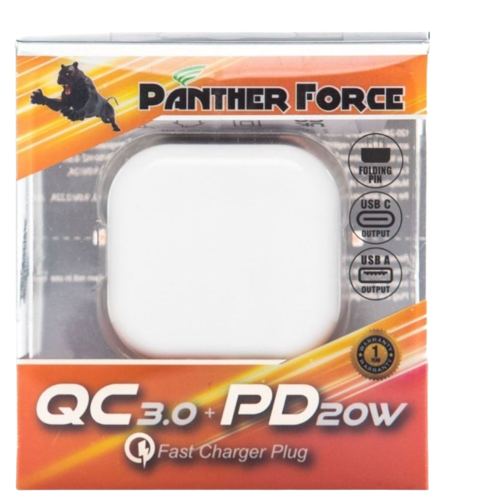 PF74- PANTHER FORCE 20W TYPE-C MAIN PLUG (STRAIGHT PIN)