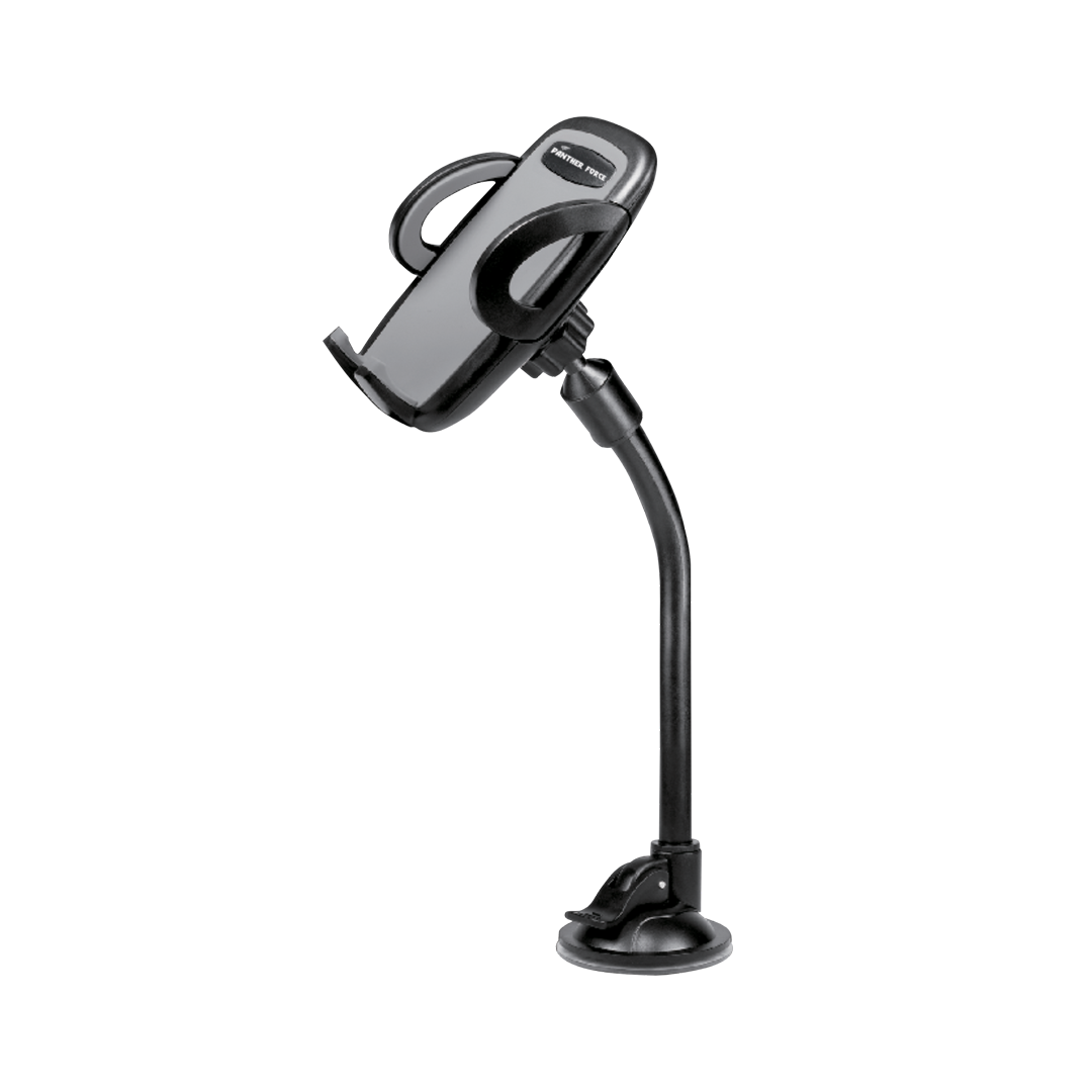 PF09- Panther Force Car Holder 360 Degrees Long Neck / Suction & Vent Mounted
