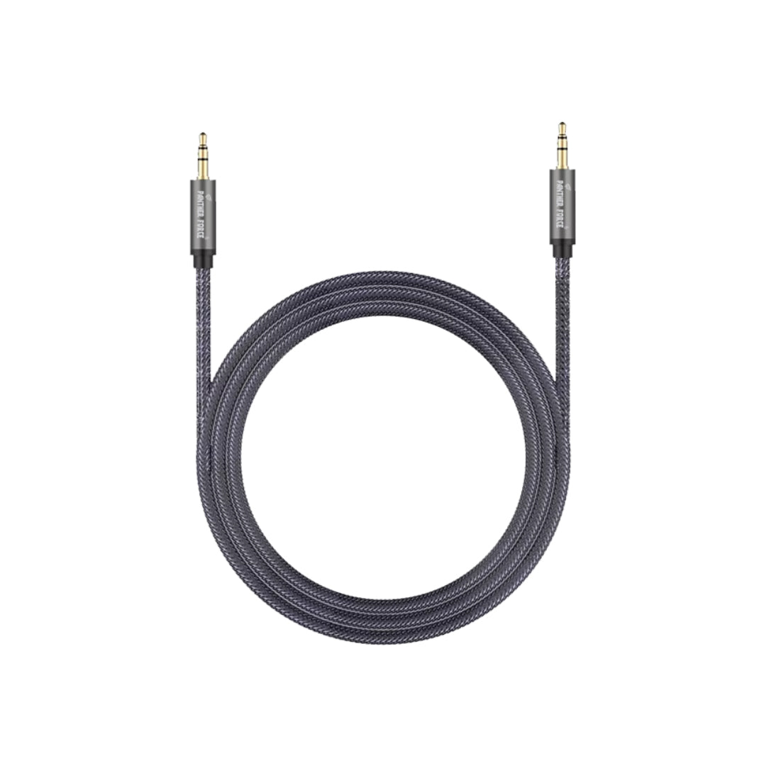 PF111 - Panther Force 2.2M AUX Cable - Fast Charging & High-Speed Data Transfer